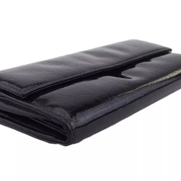 Christian Dior Long Wallet Trotter × Patent Leather Authentic Used - Picture 4 of 8